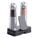 Load image into Gallery viewer, COSPRO 2-in-1 Electric Salt and Pepper Grinder with Smart Phone Wireless Charger | The Ultimate Tech Kitchen Gift