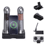 Load image into Gallery viewer, COSPRO 2-in-1 Electric Salt and Pepper Grinder with Smart Phone Wireless Charger | The Ultimate Tech Kitchen Gift