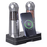 Load image into Gallery viewer, COSPRO 2-in-1 Electric Salt and Pepper Grinder with Smart Phone Wireless Charger (SPGH)