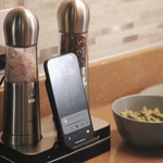 Load image into Gallery viewer, COSPRO 2-in-1 Electric Salt and Pepper Grinder with Smart Phone Wireless Charger | The Ultimate Tech Kitchen Gift