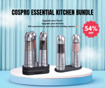 Load image into Gallery viewer, COSPRO Essential Kitchen Bundle: 2-in-1 Electric Salt & Pepper Grinder + 3-in-1 Electric Grinder Set