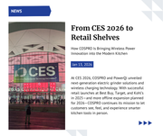 COSPRO and PowerQi Showcase Next-Generation Wireless Charging Kitchen Innovations at CES 2026