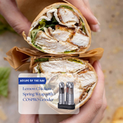 Lemon Chicken Spring Wrap with COSPRO Grinder