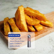 Maple Sea Salt Sweet Potato Fries with COSPRO 1-pack Grinder