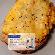 🎄 Christmas Breakfast — Soft Scrambled Eggs & Toast with COSPRO Grinder