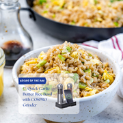 🏡 Quick Garlic Butter Rice Bowl with COSPRO Grinder