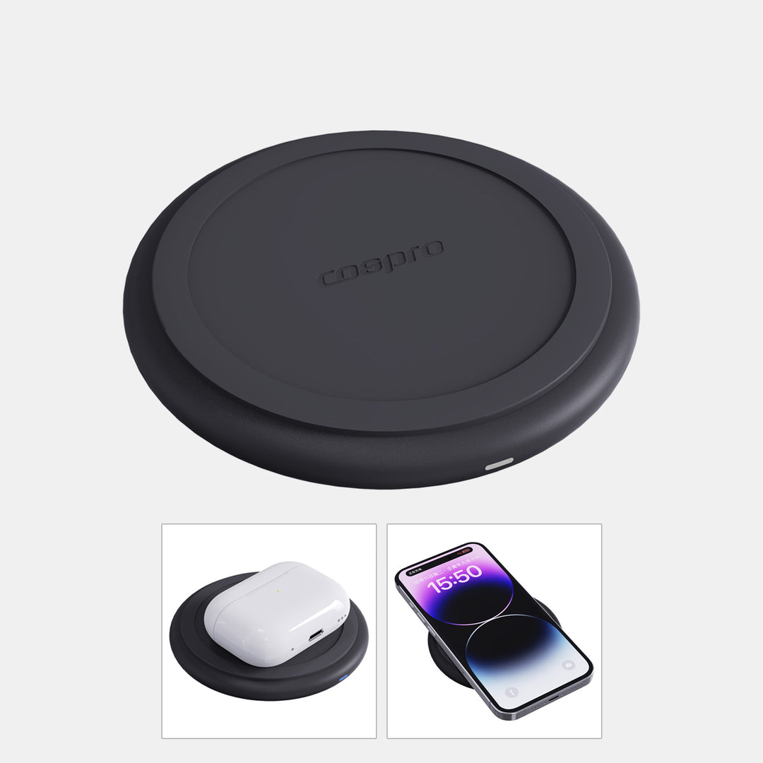 COSPRO 1-Pack Electric Salt and Pepper Grinder Set with Wireless Charger (SPL)
