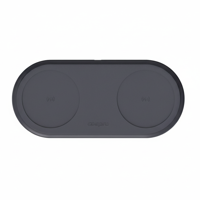 (Accessory) COSPRO 2-in-1 Dual Wireless Charging Pad | Power Your Kitchen & Devices